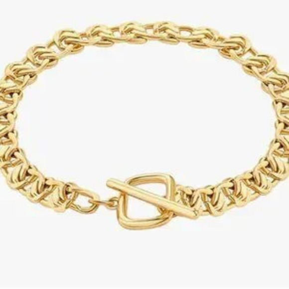 Free People Jewelry - Anthro Hearts Gold Bracelet